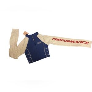 Missguided x Ford racing-style crop top  Y2K/retro sporty style NWT!